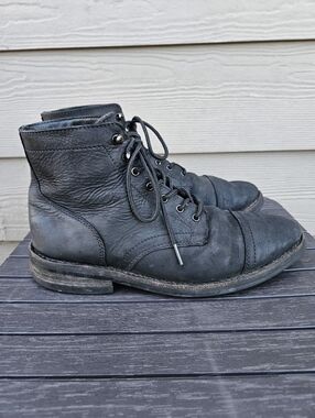 Thursday Boot Co. Captain Matte Black Leather Boots Men’s Size 9.5